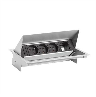 BACHMANN CONEO Set 3xUTE 1xCM 0.2m GST18 białe aluminium