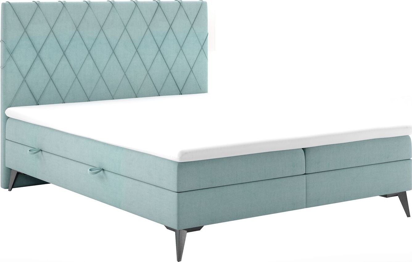 Elior Łóżko dwuosobowe boxspring Tiago 160x200 - 58 kolorów