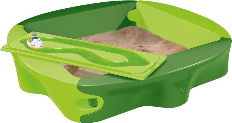 Big Piaskownica Sandy zielona 138x138 cm (56733)