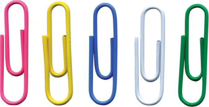 Office Products SPINACZE BIUROWE OKRĄGŁE KOLOROWE 28MM OFFICE PRODUCTS 500SZT.