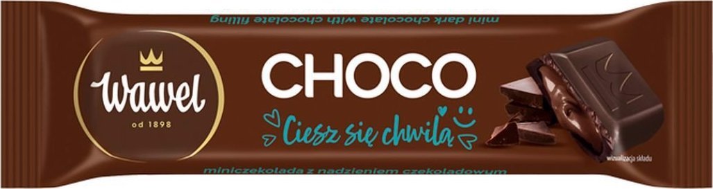 Wawel Wawel Miniczekolada z nadzieniem czekoladowym 40 g