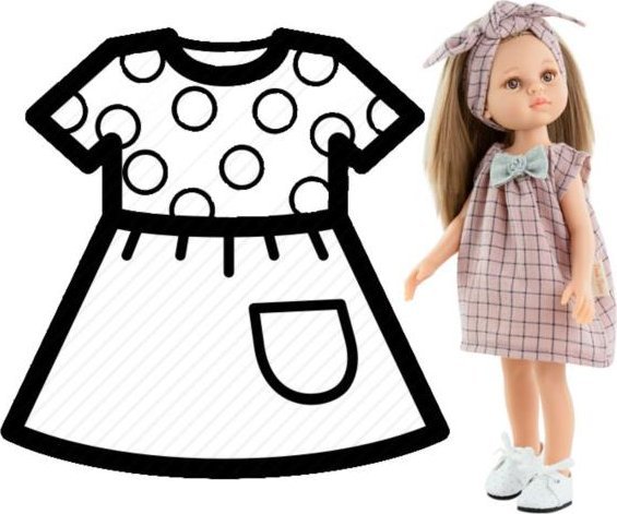 paola reina PAOLA REINA Ubranko dla lalek 32 cm 54491