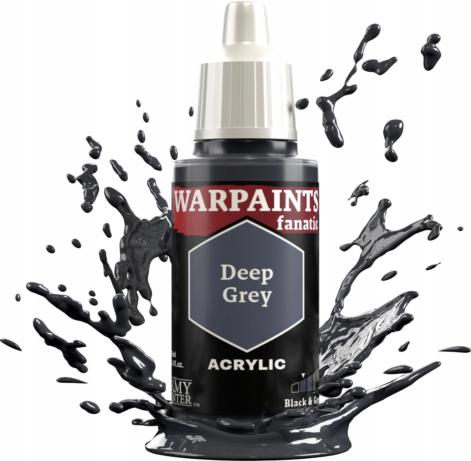 Army Painter The Army Painter: Warpaints - Fanatic - Deep Grey