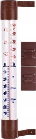 Bioterm Termometr zewnętrzny samoprzylepny brązowy