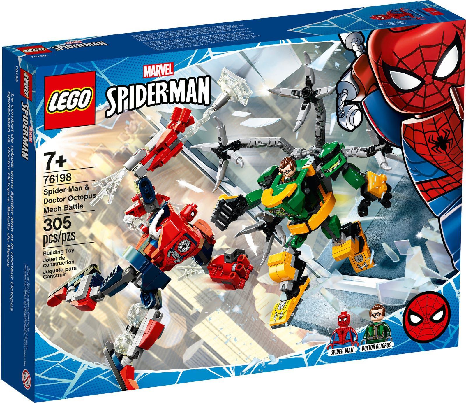 LEGO Marvel Spider-Man Bitwa mechów Spider-Mana i Doktora (76198)