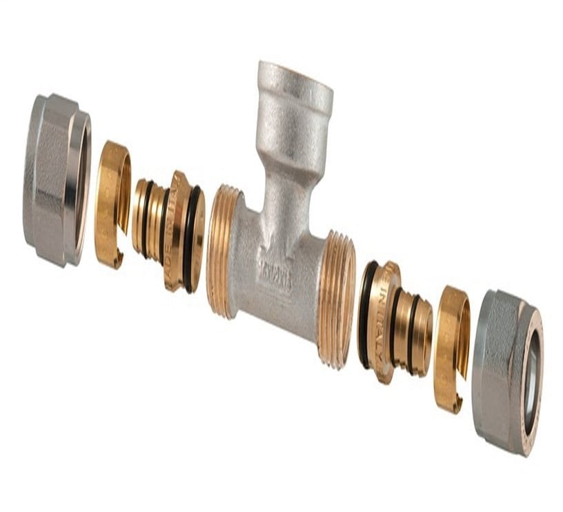 DEMOUNTABLE THREADED TEE 1455E 18X1/2 W