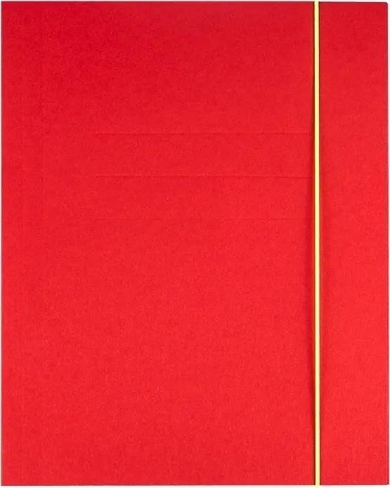 Teczka z gumką A4 Kreativ czerwona 1szt GRAND