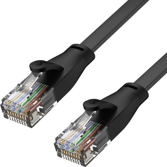 Unitek Kabel sieciowy płaski Ethernet Cat.6 0,3 m