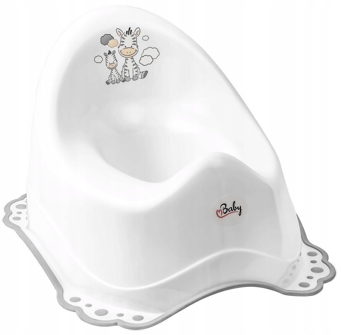 Neslystantis naktipuodis Maltex Zebra 6517_60, baltas