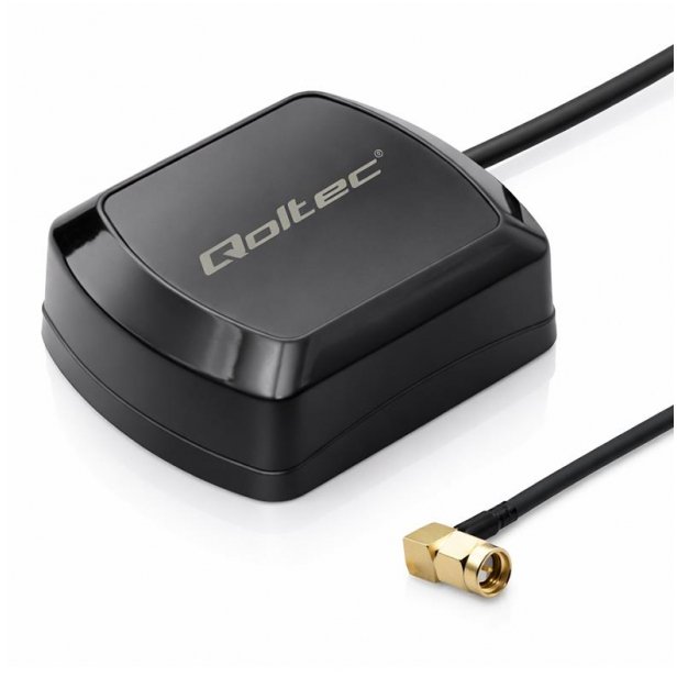 qoltec Mobilna Antena GPS GLONASS z podstawą magnetyczną | dookólna | 28dBi | 50W | SMA RA