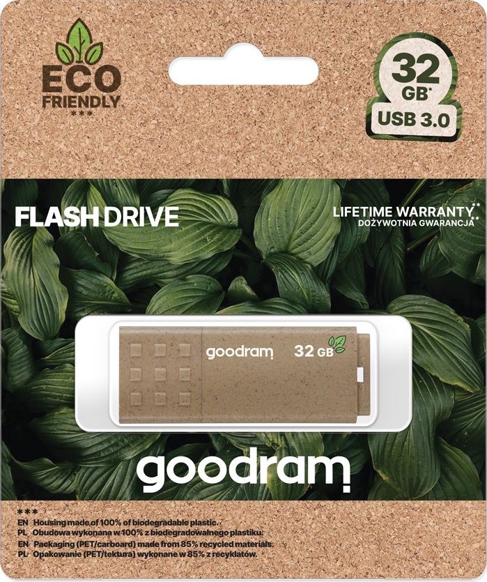 Pendrive GoodRam Eco Friendly UME3, 32 GB (UME3-0320EFR11)