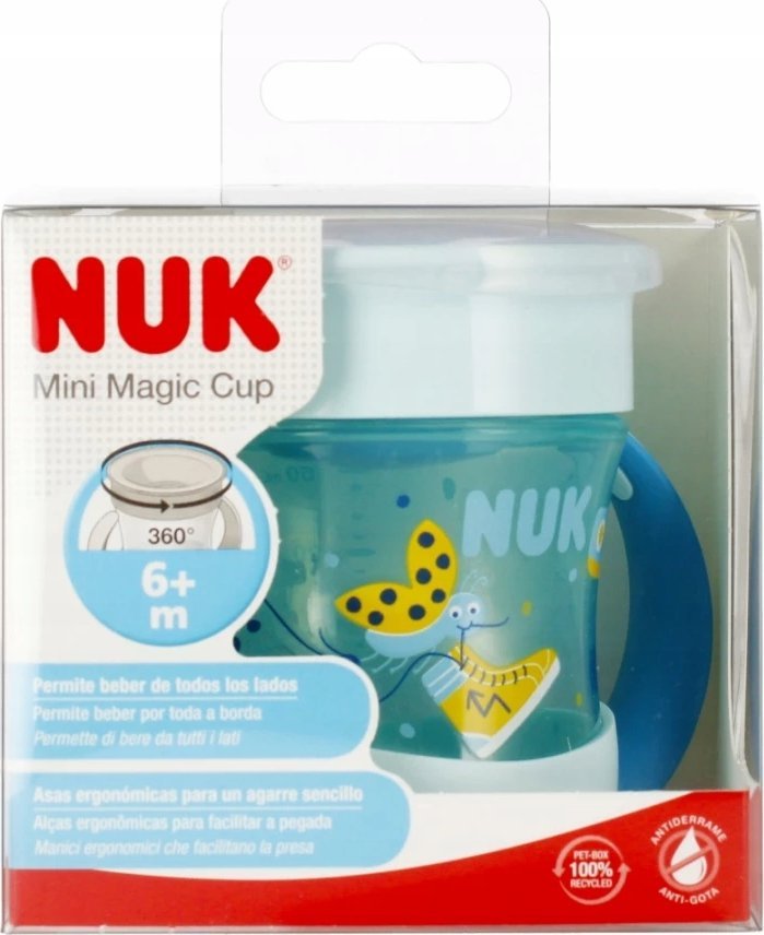 NUK NUK KUBEK 160ML MINI MAGIC 6M NIEB 10751278 1/4