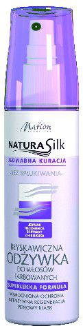 Marion Natura Silk Błyskawiczna odżywka do włosów farbowanych 150 ml