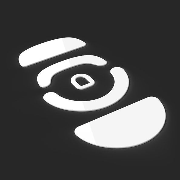 Ślizgacze Endgame Gear Endgame Gear XM2 Serie Maus Skates, 99,5 PTFE, weiß - Single Set