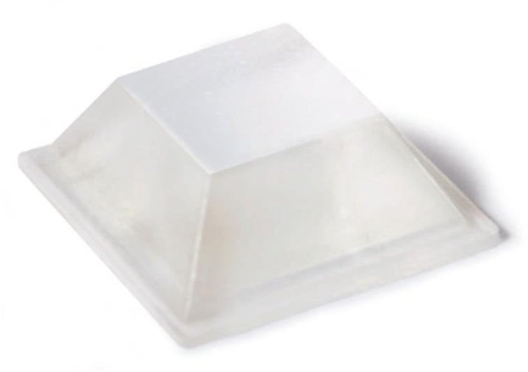 ADHESIVE BUMPERS 20X20 H7 TRANSP 9 PCS