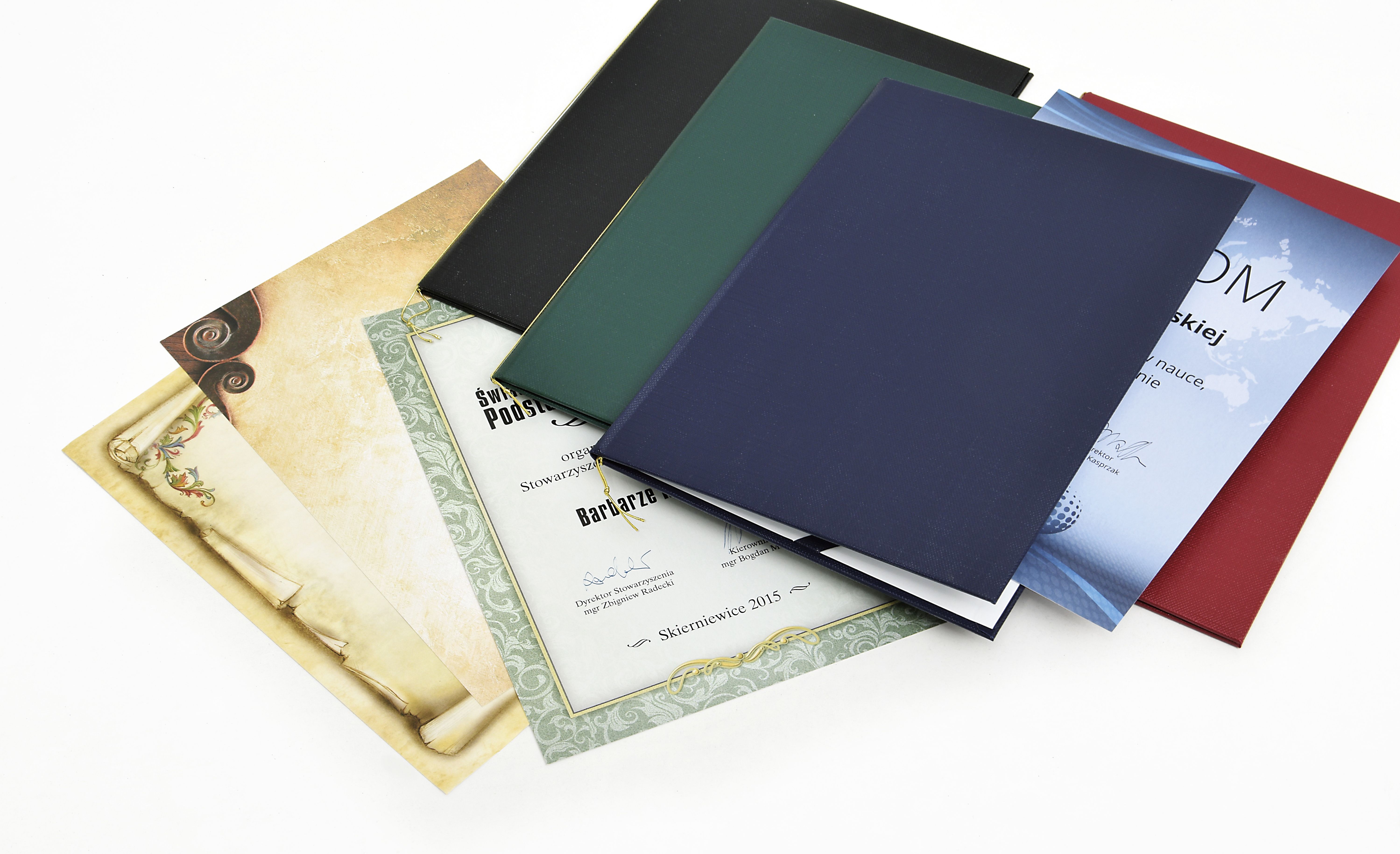 Argo Okładka Do Dyplomów Galeria Papieru Standard Granat