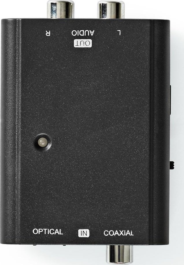 Adapter AV Nedis Nedis ACON2509BK konwerter plików audio Czarny