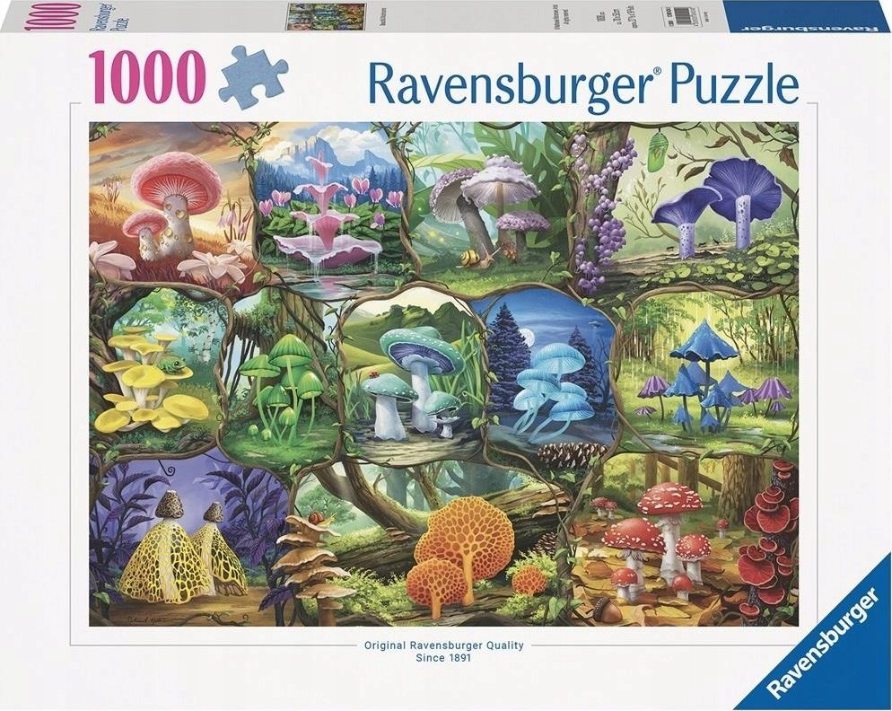 Ravensburger Puzzle Piękne grzyby 1000 elementów