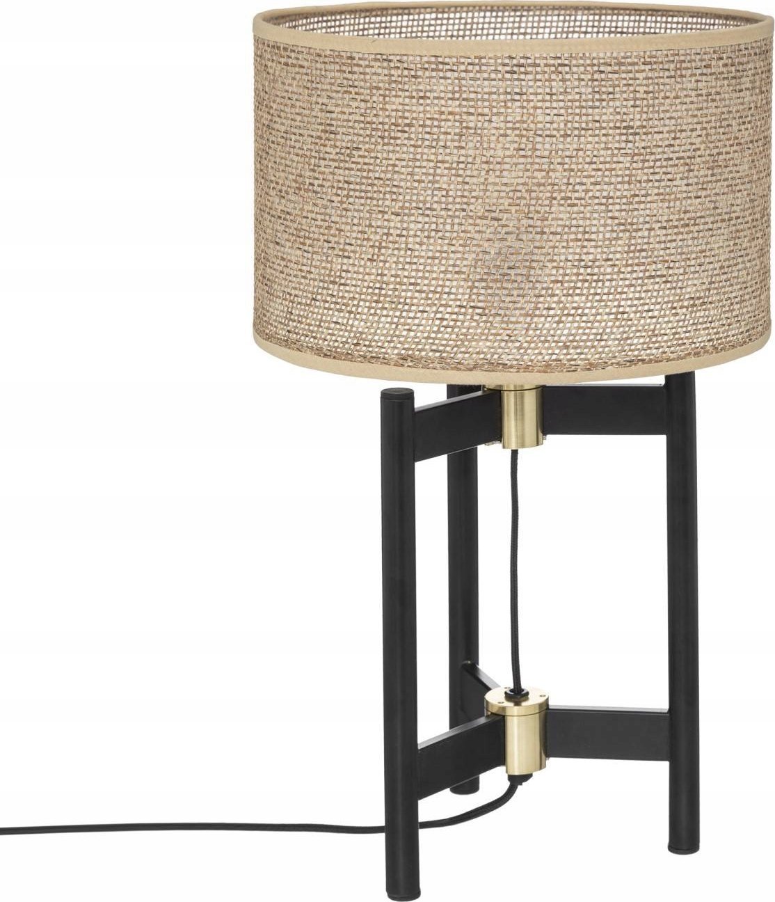 Atmosphera Lampa z beżowym abażurem Levon, wys. 51