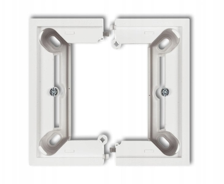 DECO / MINI Puszka natynkowa pojedyncza, składana DECO, MINI, biały mat 25DPU-1