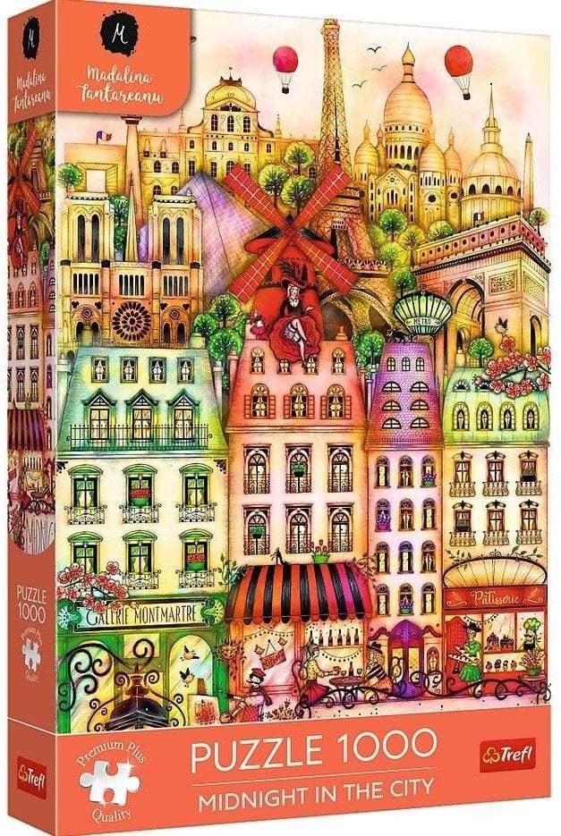 Puzzle 1000 O północy w Paryżu TREFL
