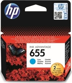 Tusz HP Tusz 655 Cyan (CZ110AE#BHK)