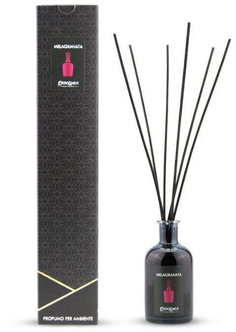 Dyfuzor zapachowy Erbolinea Zapach do domu z patyczkami Melagranata Prestige ERBAMBELA250, 250 ml