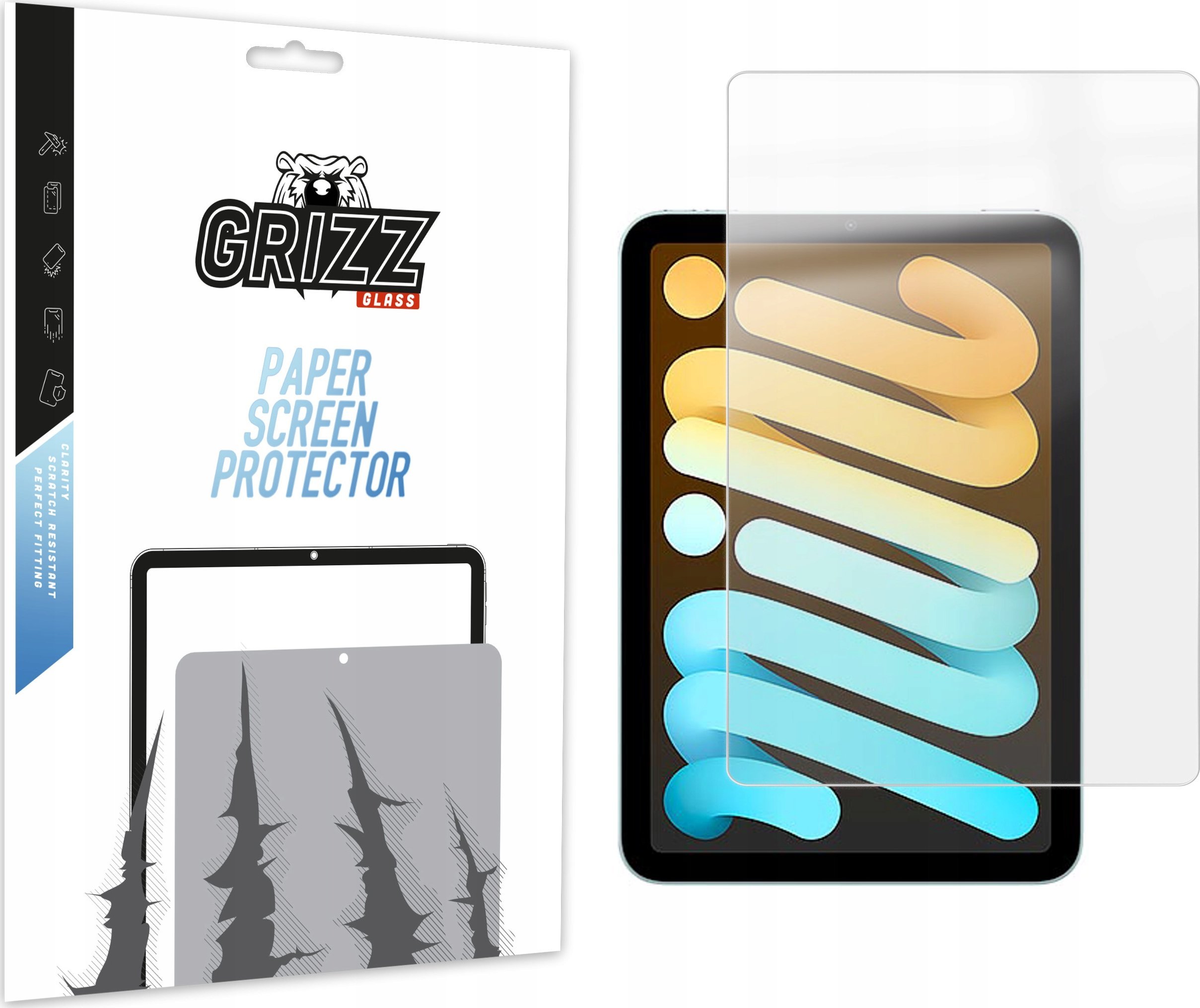GrizzGlass Folia matowa GrizzGlass PaperScreen do Apple iPad mini 2024