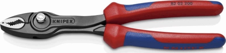 Knipex 82 02 250 - Szczypce zaciskowe przednie TwinGrip®