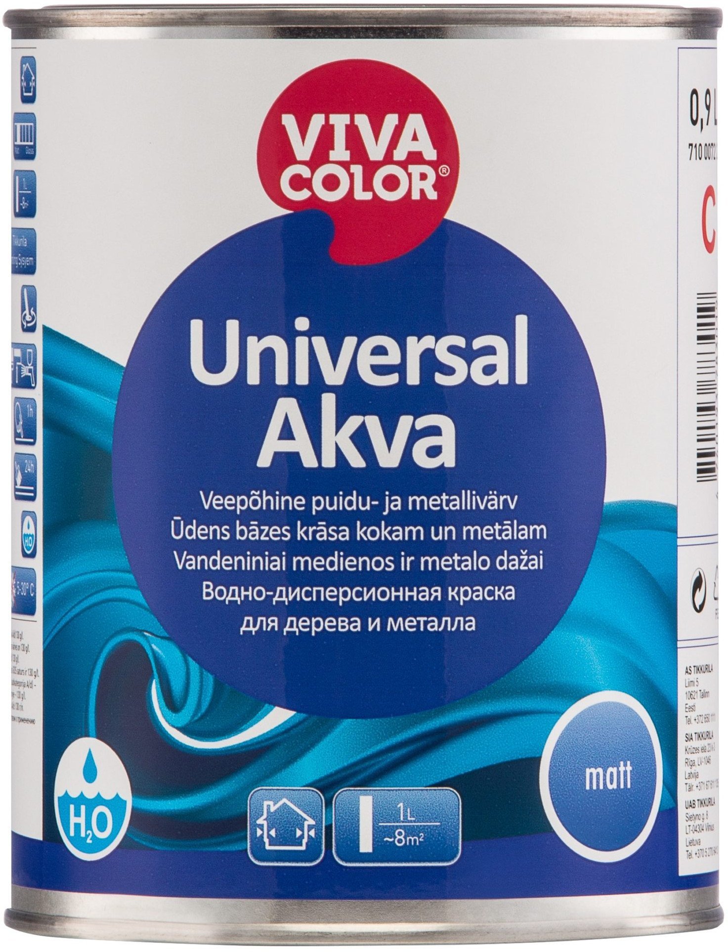 Universal Akva matt C 0,9L