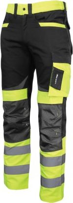 Lahti Pro Spodnie Ostrzegawcze Czarno-żółte 2XL (L4051105)