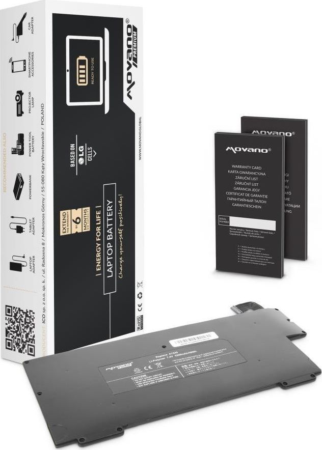 Bateria Movano Bateria Movano premium do notebooka Apple MacBook Air 13"