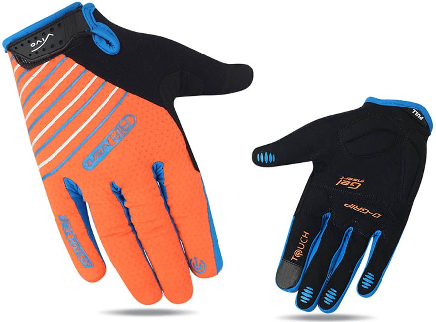 Vivo Rękawiczki rowerowe SB-05-9515-E pomarańczowo-czarne r. XXL (4962543)