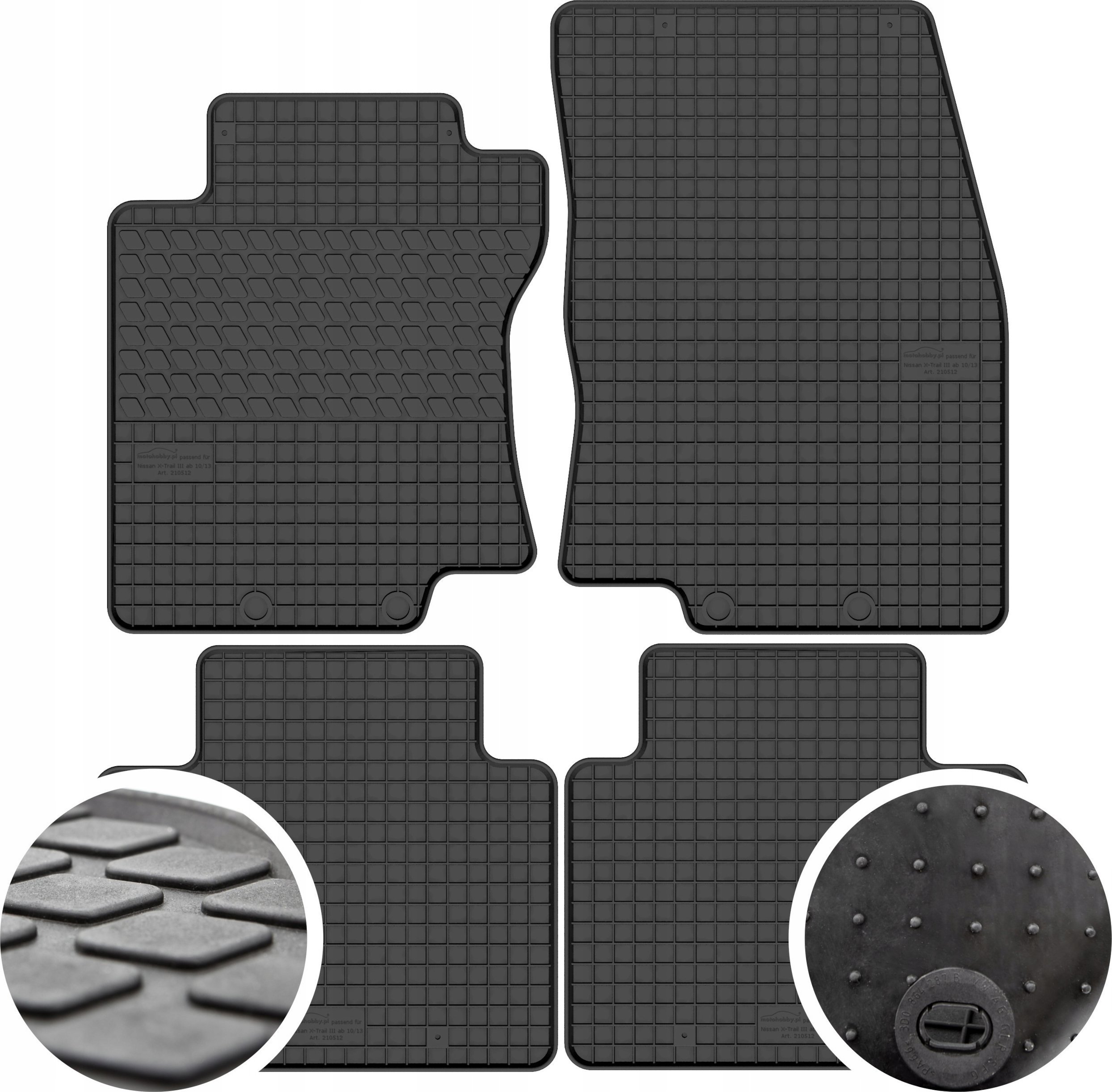 GeyerHosaja Dywaniki gumowe do Nissan X-Trail III T32