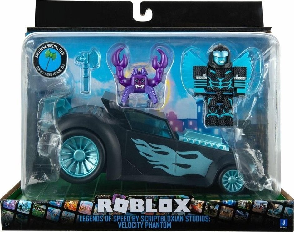 Figurka Tm Toys Roblox - pojazd Velocity Phantom + figurki