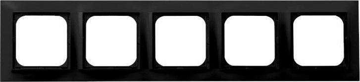 Ospel IMPRESJA Ramka pięciokrotna czarny metalik R-5Y/33