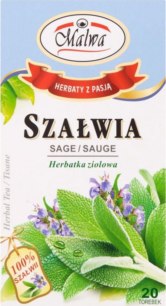 Malwa Malwa Herbatka ziołowa szałwia 20 g (20 x 1 g)