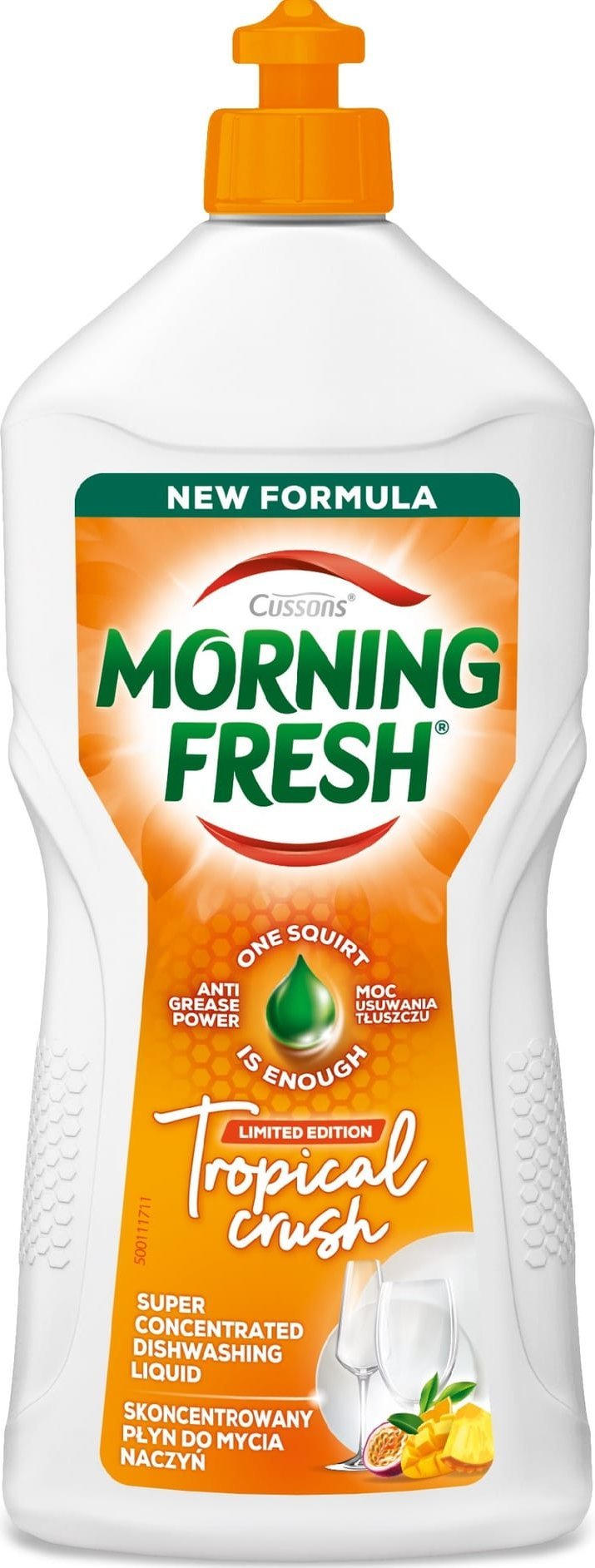 Sarantis CUSSONS Morning Fresh Skoncentrowany płyn do mycia naczyń - Tropical 900 ml