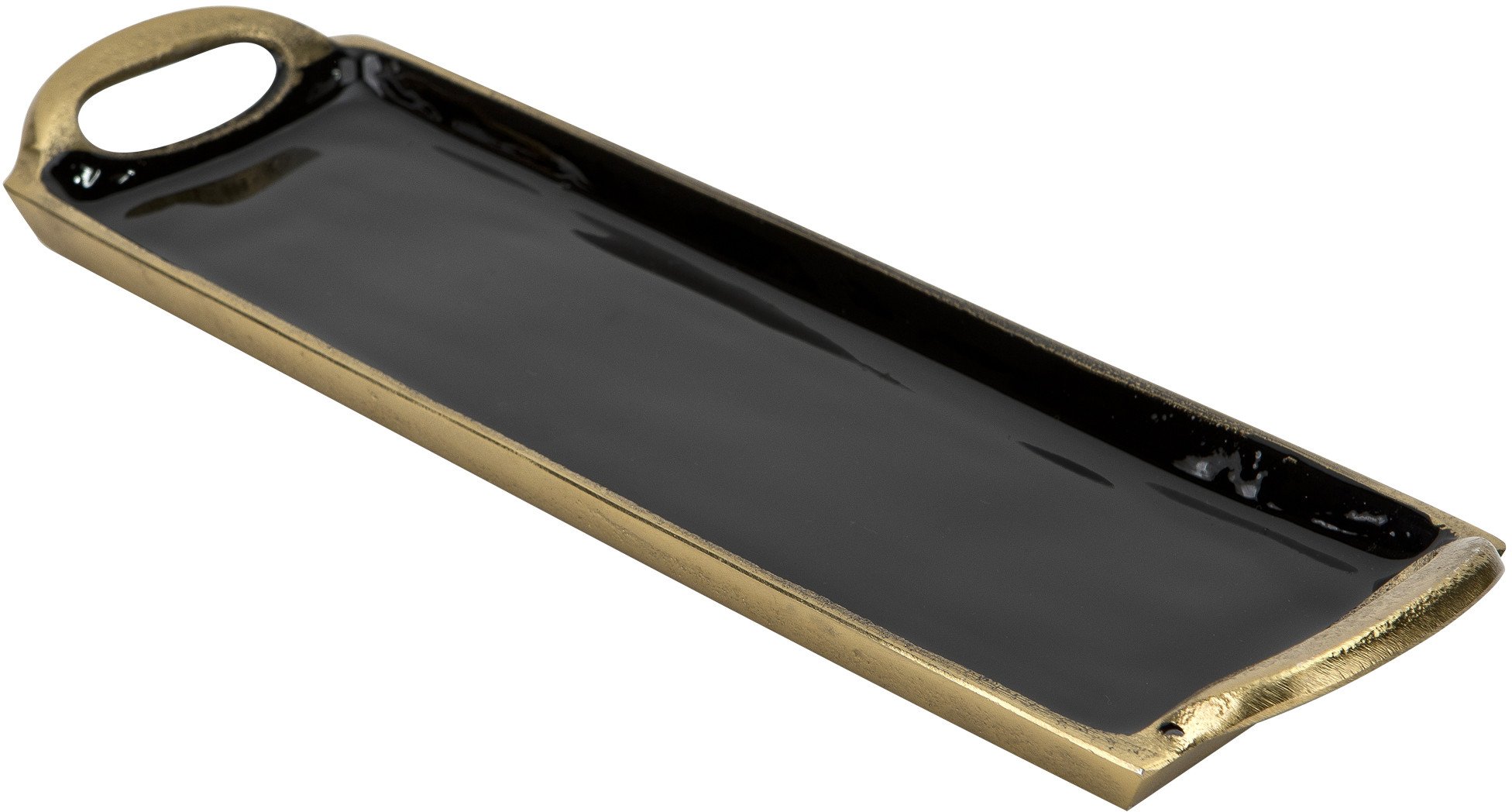 Taca dekoracyjna 35,5x10,5x3 cm złota EW3466