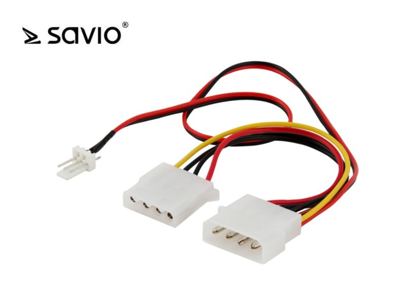 Savio Molex - Molex, 0.18m, Wielokolorowy (SAVIO AK-15)