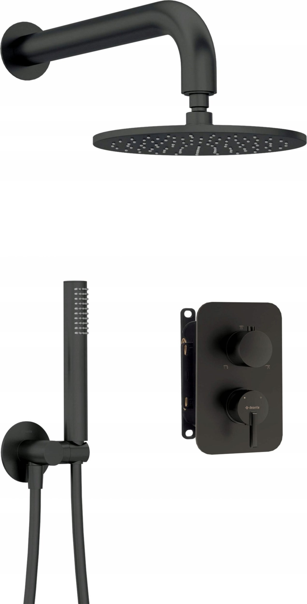 Zestaw prysznicowy Deante Zestaw prysznicowy podtynkowy z BOXem mieszaczowym - z głowicą prysznicową