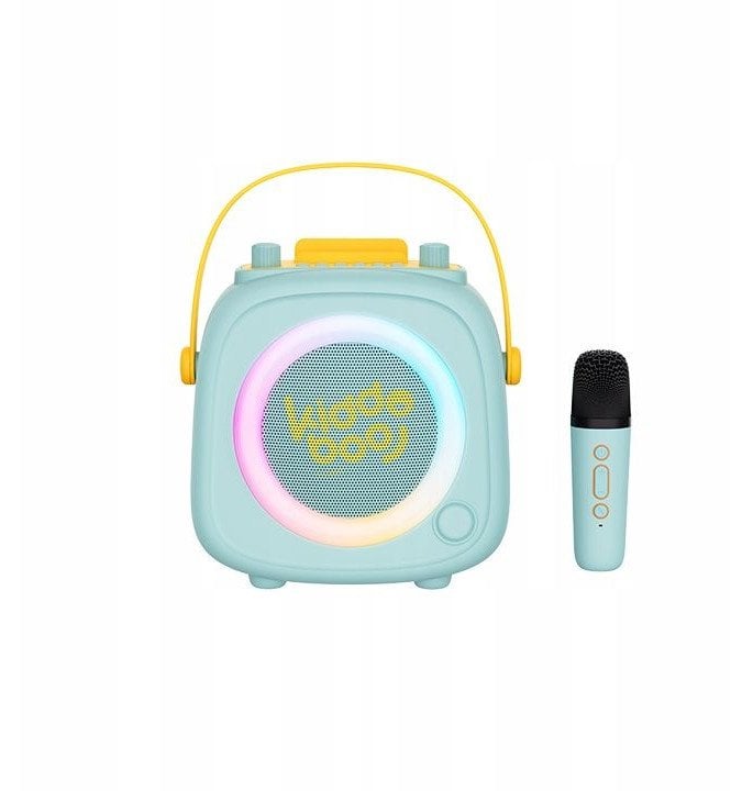 Głośnik Mikrofon Zestaw 2w1 Karaoke Dla Dziecka Dzieci Kidooboo Kidsvoice / Kb23028mnt Miętowy