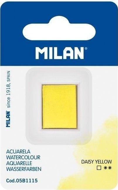 Farba akwarelowa w kostce stokrotkowy żółty MILAN