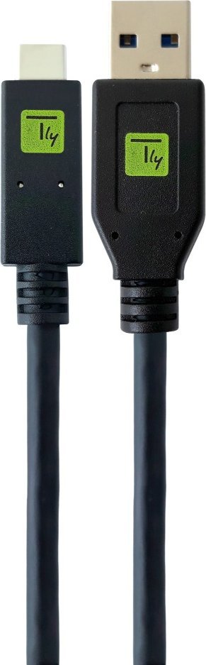 Kabel USB Techly USB-A - USB-C 1 m Czarny (ICOC-MUSB31-CMAM10T)