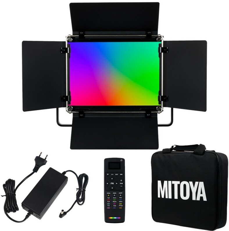 Lampa LED fotograficzna 500-8500K + RGB MITOYA MOBULA 216
