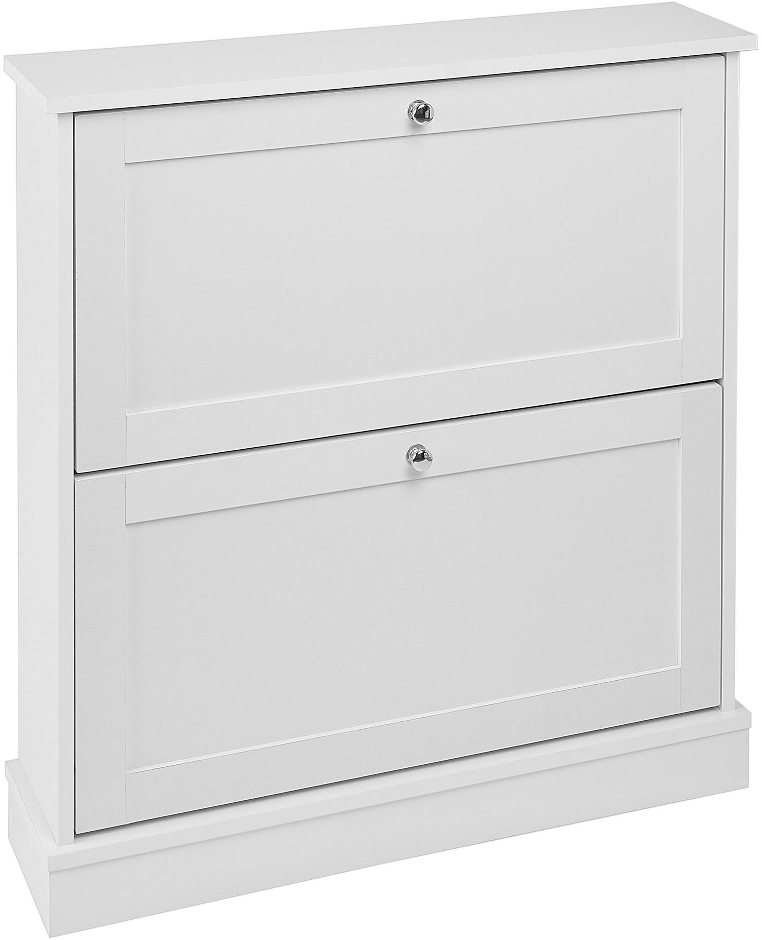 Szafka na buty 2 przegrody biała CHELAN