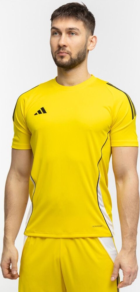 Adidas Koszulka męska adidas Tiro 24 Jersey żółta IS1015 M