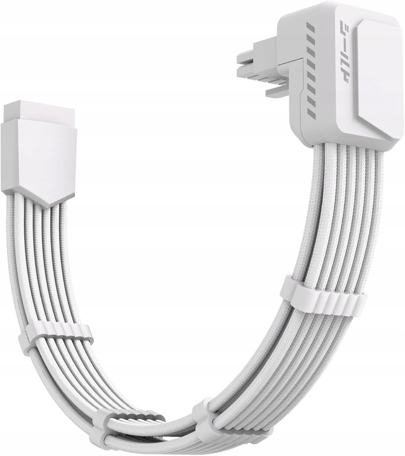 Przedłużacz przewód kątowy 90 stopni 12VHPWR RVS 12+4 Pin 16 AWG EZDIY-FAB