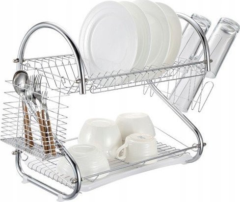 Verk Suszarka do naczyń dwupoziomowa stojąca