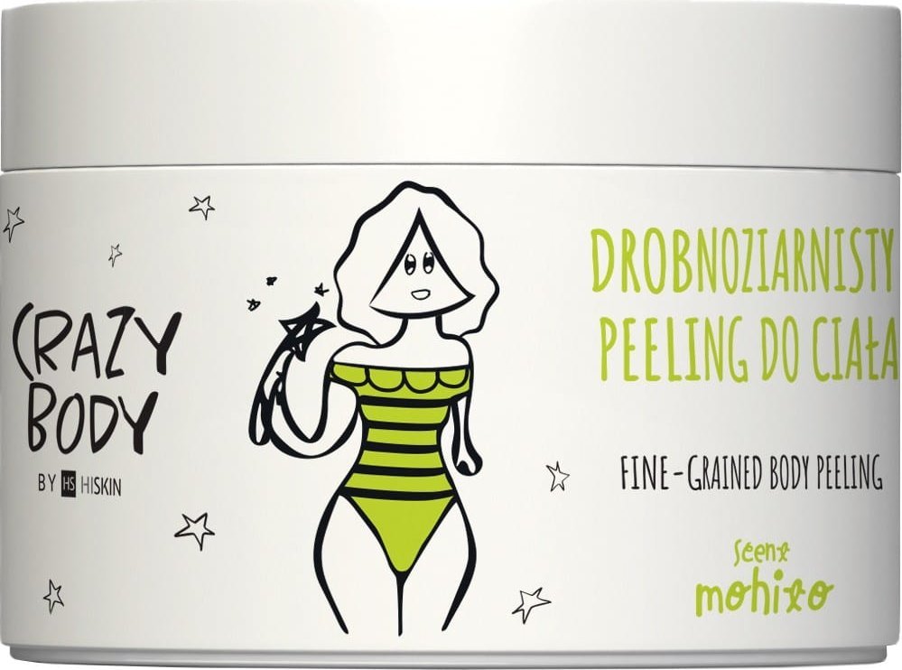 HISKIN Crazy Body Peeling do ciała drobnoziarnisty - MOHITO 300 ml